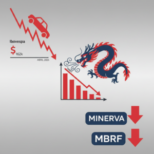 Ibovespa e dólar caem em 2026; Minerva e MBRF afetadas por tarifas da China – 23/01/2026
